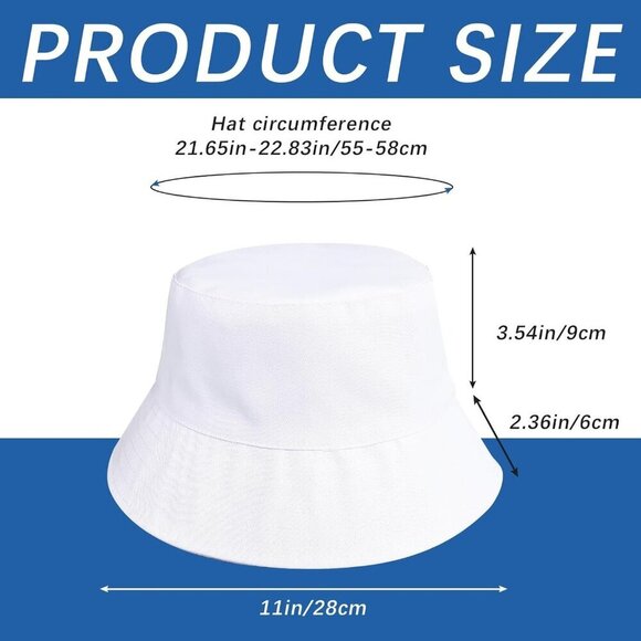 Unisex Bucket Hats Bulk Solid Color Cotton Polyester UV Protection Pack main image 7